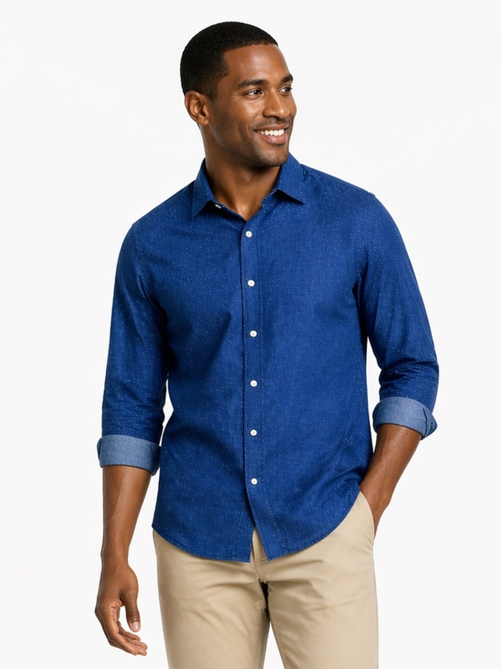 Banana Republic Slim Fit Blue Button Down Shirt Men’s Medium Business Casual
